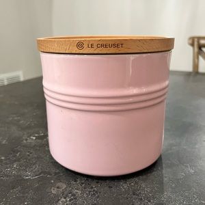 Pink Chiffon Le Creuset Canister 1.5 qt.
